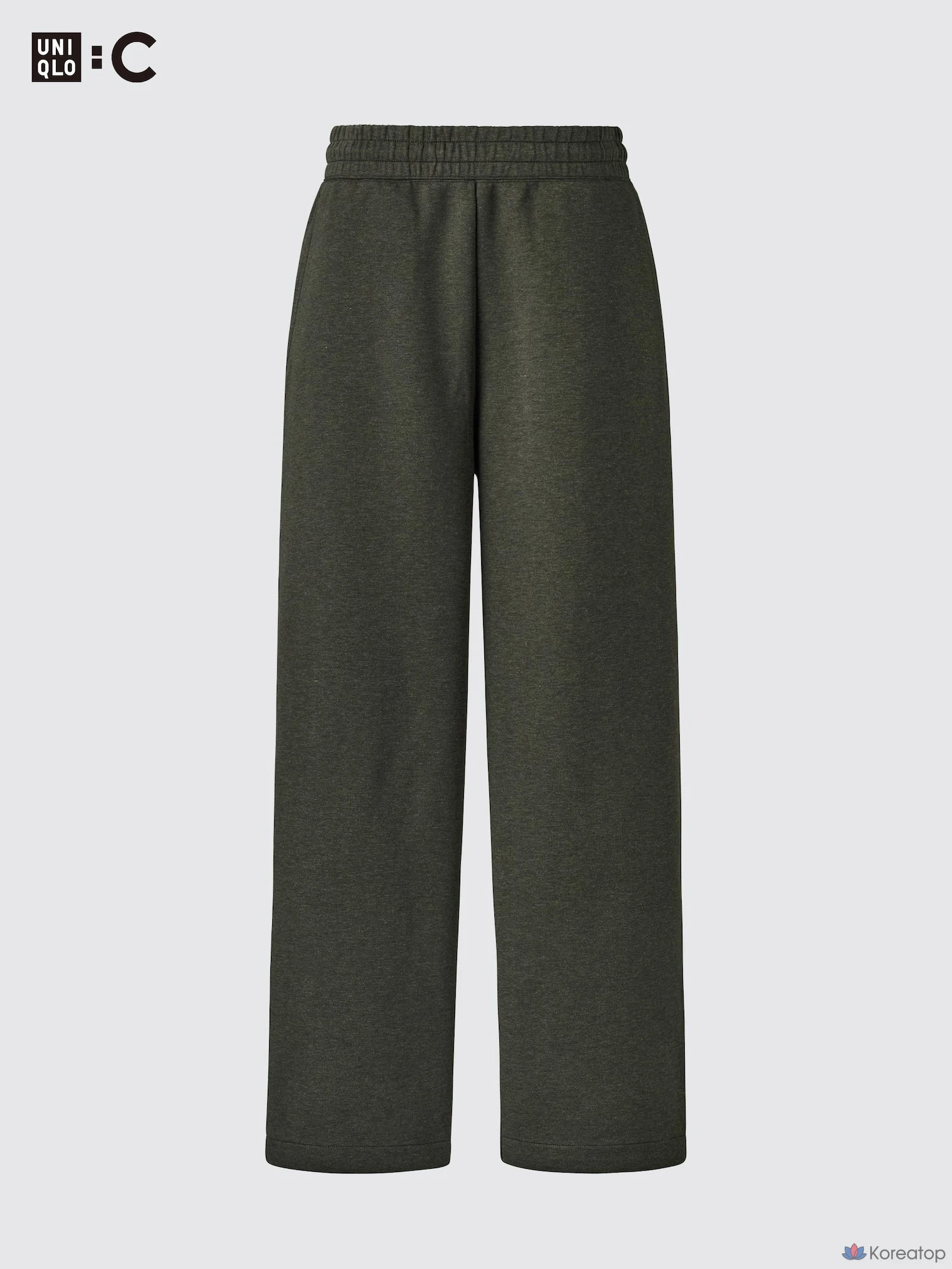 Брюки Uniqlo Sweat Wide Pants, длина штанины 66-72 см