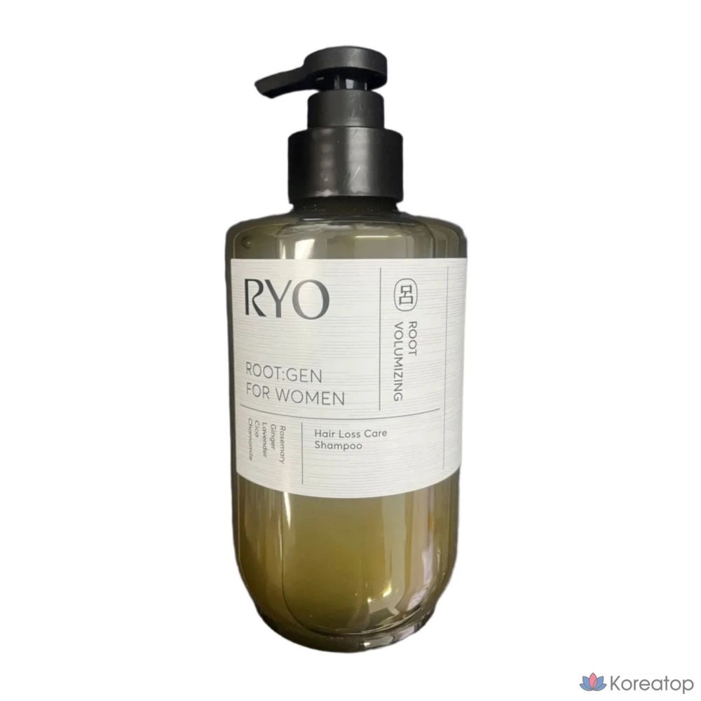Шампунь Ryo Rootzen для лечения выпадения волос у женщин, 515 мл, 1 шт.