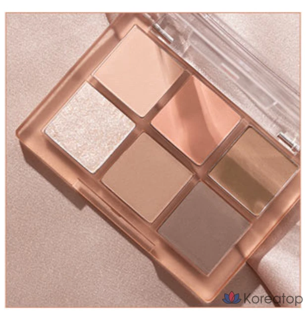 Палетка теней MERZY New Mood Fit, 5,4 г, NM1, смягчающая сухую формулу, 1 шт.