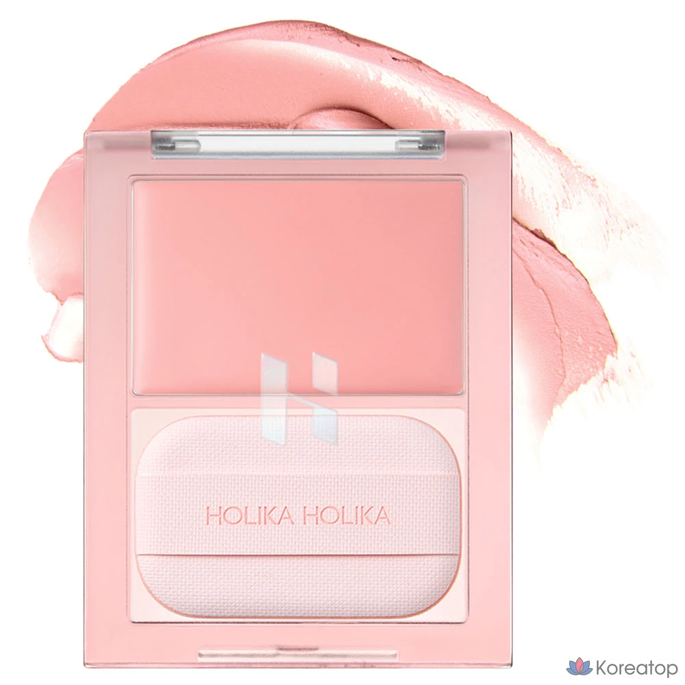 Тонированные молочные кремовые румяна Holika Holika, 5 г, оттенок 08, нежно-розовый, 1 шт.