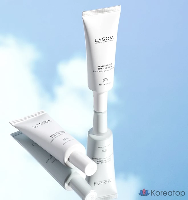 Солнцезащитный крем Lagom Brightening Tone-Up Sunscreen SPF50+ PA++++, 40 мл, 1 шт.