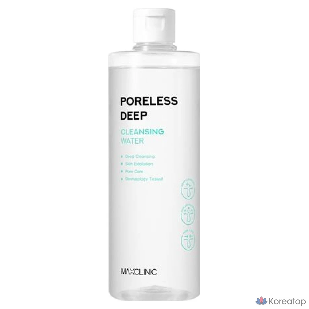 Очищающая вода MAXCLINIC Poreless Deep Cleansing Water, 1 шт., 400 мл