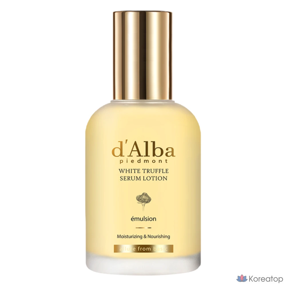 Увлажняющая сыворотка-лосьон D'alba с белым трюфелем, 100 мл, 1 шт.