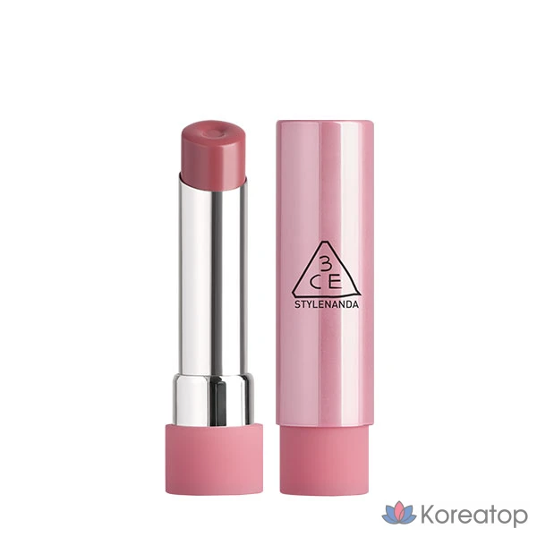 3CE Glaze Lip Glow, 1 шт., 3,2 г, лавандовый крем