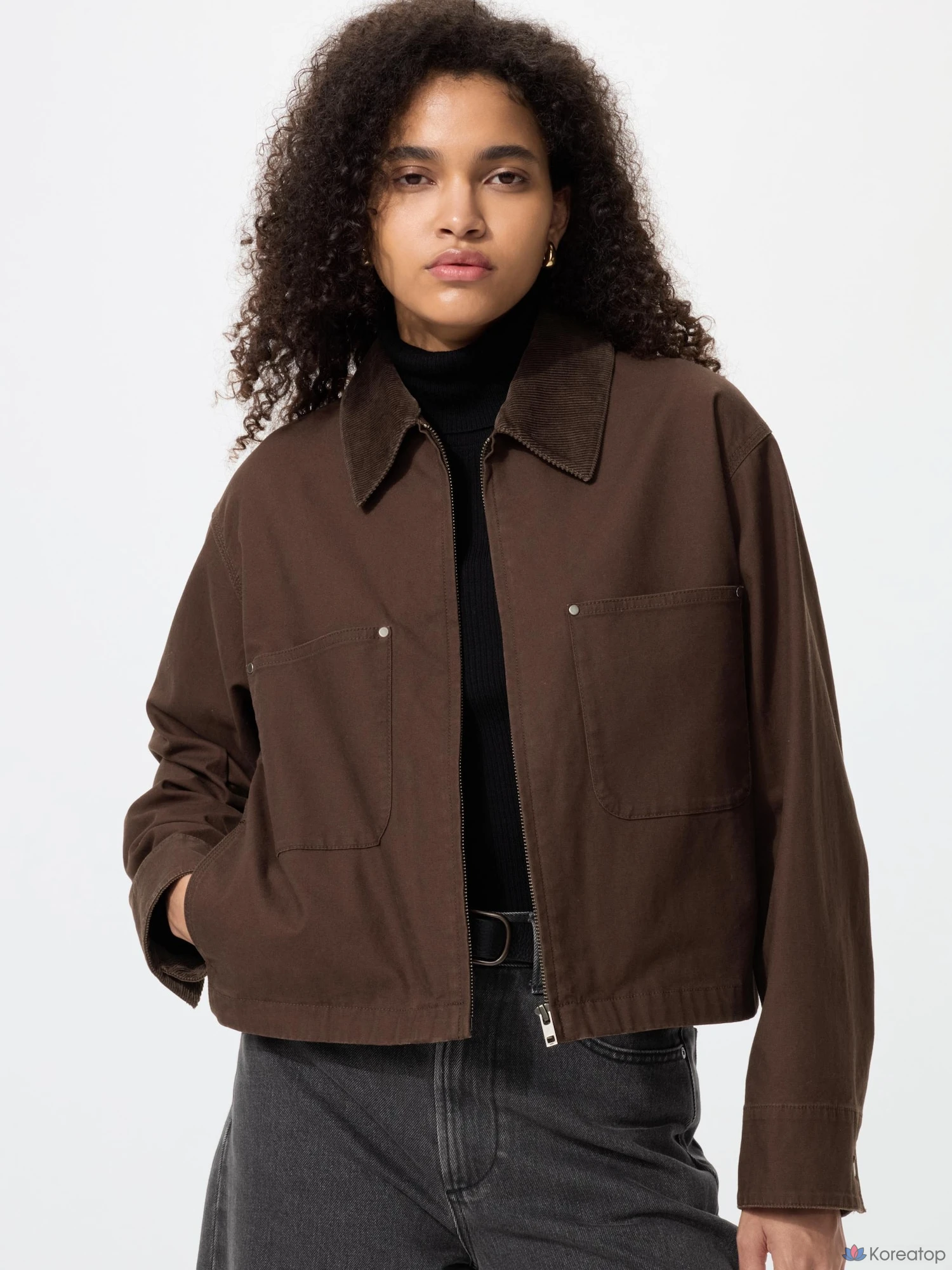 Куртка Uniqlo Zip-Up Short Jacket