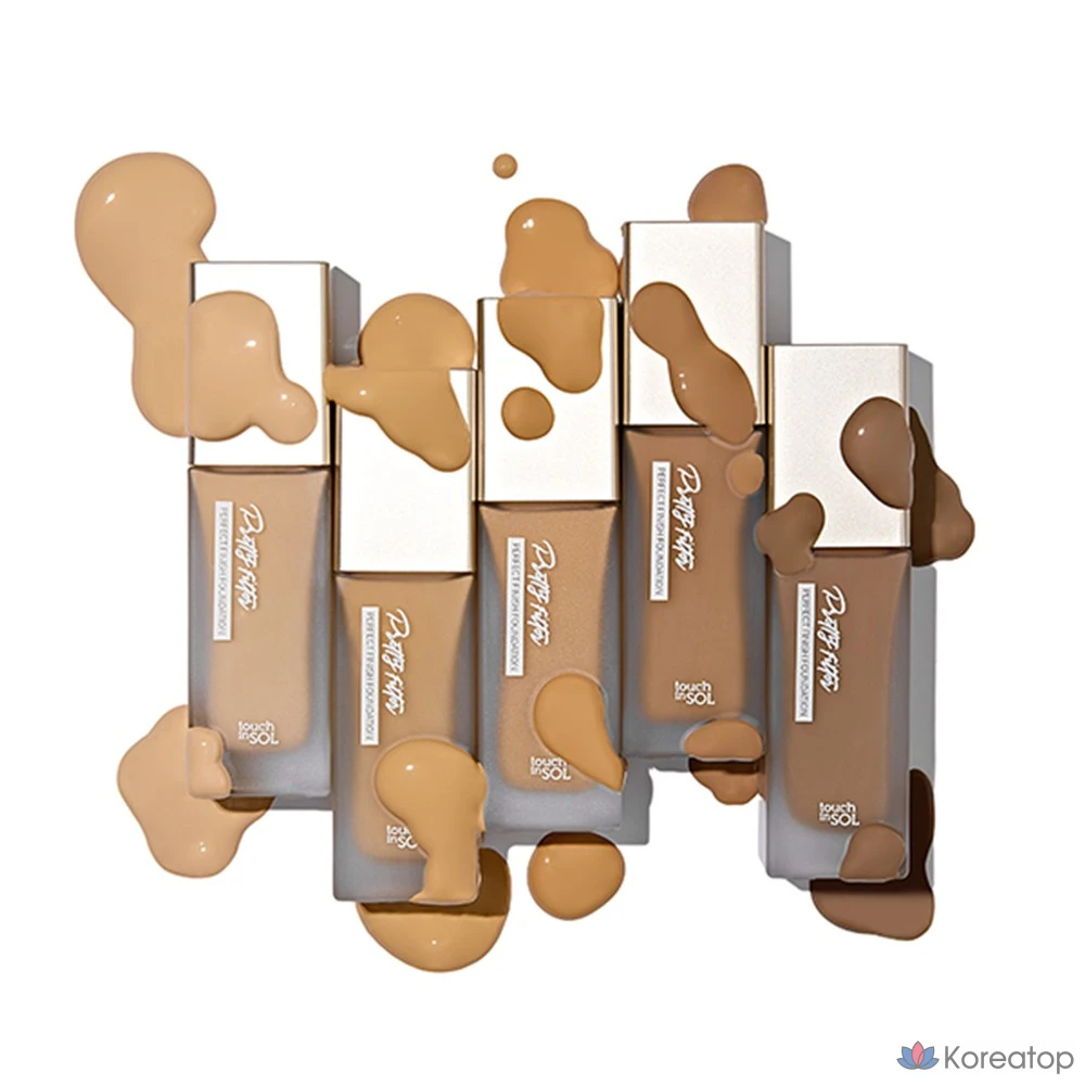 Тональный крем TouchinSol Pretty Filter Perfect Finish Foundation, 35 г, 1 шт., № 3 Medium Ten, фото 4