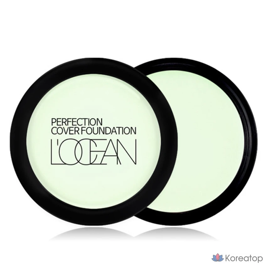 Тональный крем L'OCEAN Cover Foundation, № 20, оттенок Aqua Light Green, 1 шт.