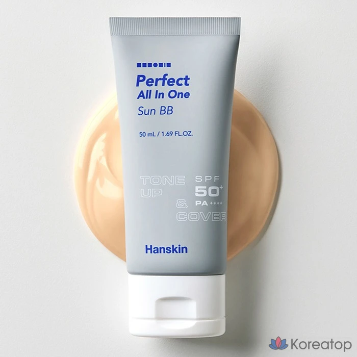 Солнцезащитный BB-крем HANSKIN Perfect All-in-One, 50 мл, 1 шт., фото 2