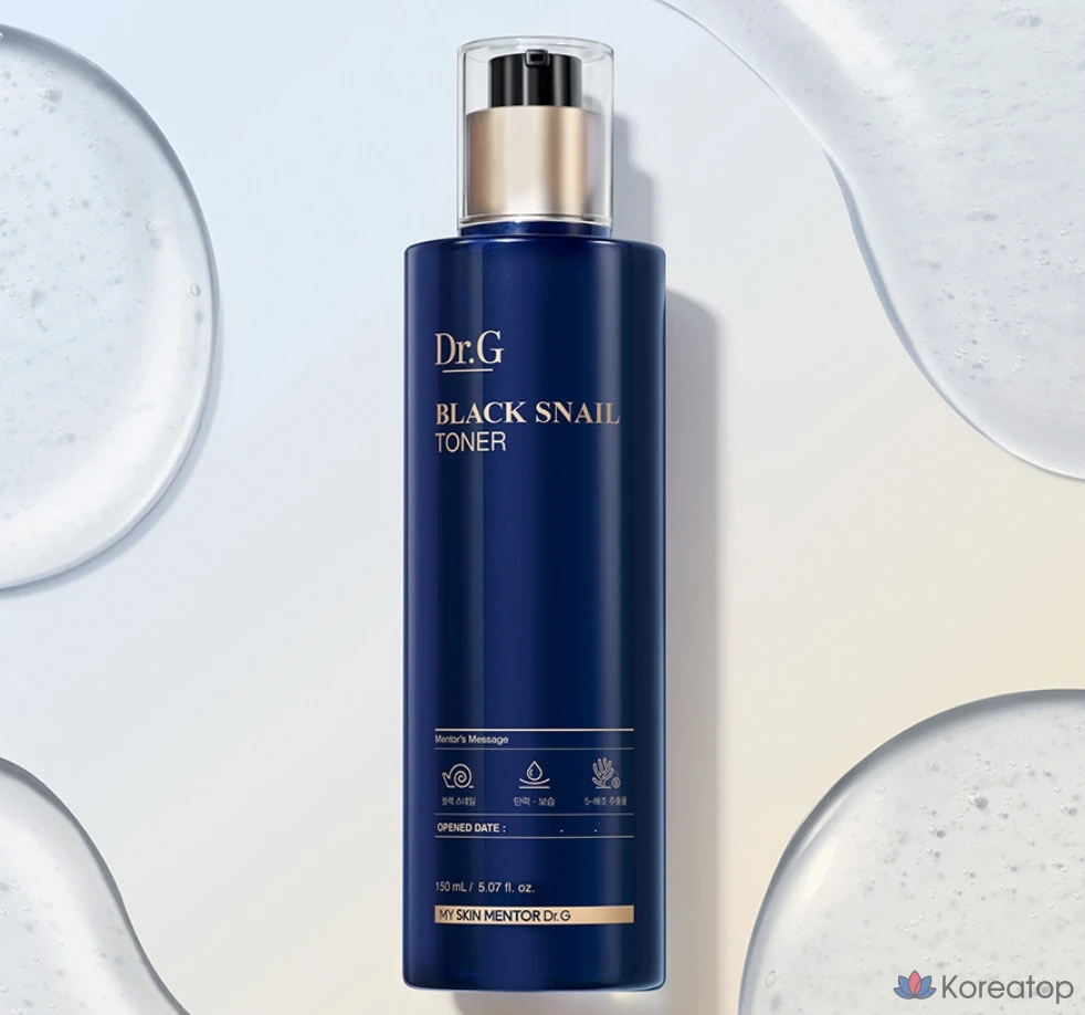 Набор из 2 предметов: тоник Dr.G Black Snail 150 мл + эмульсия 150 мл, 3 комплекта., фото 4