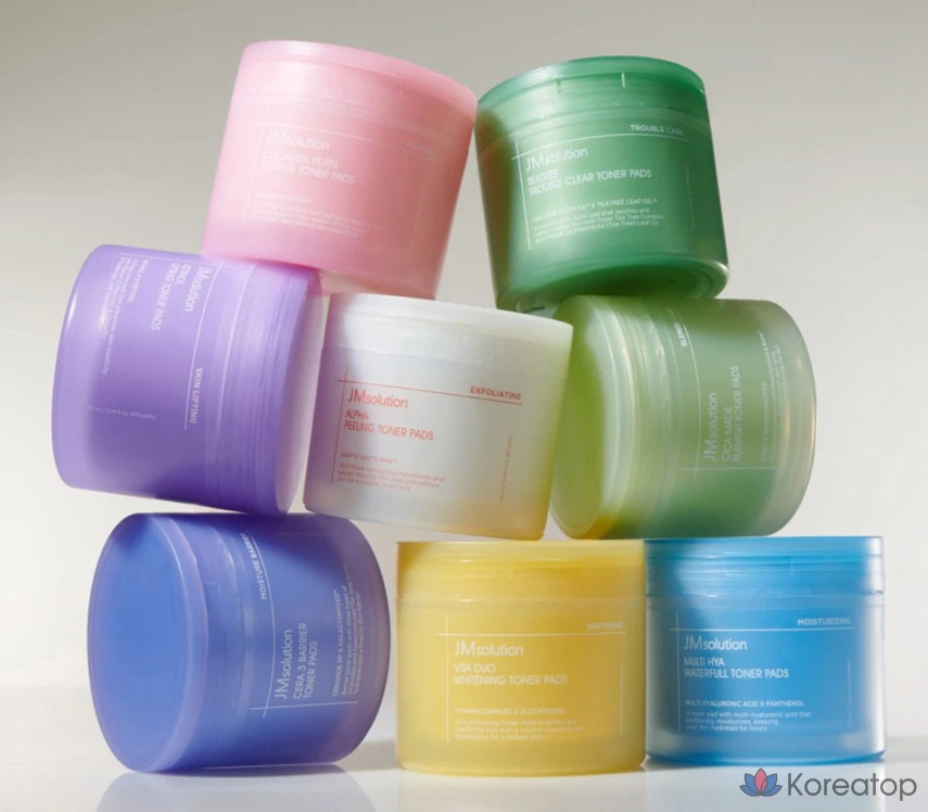 Тонизирующие подушечки для лица JM Solution Vita Duo Whitening Toner Pad, 170 мл, 100 листов, 1 шт.