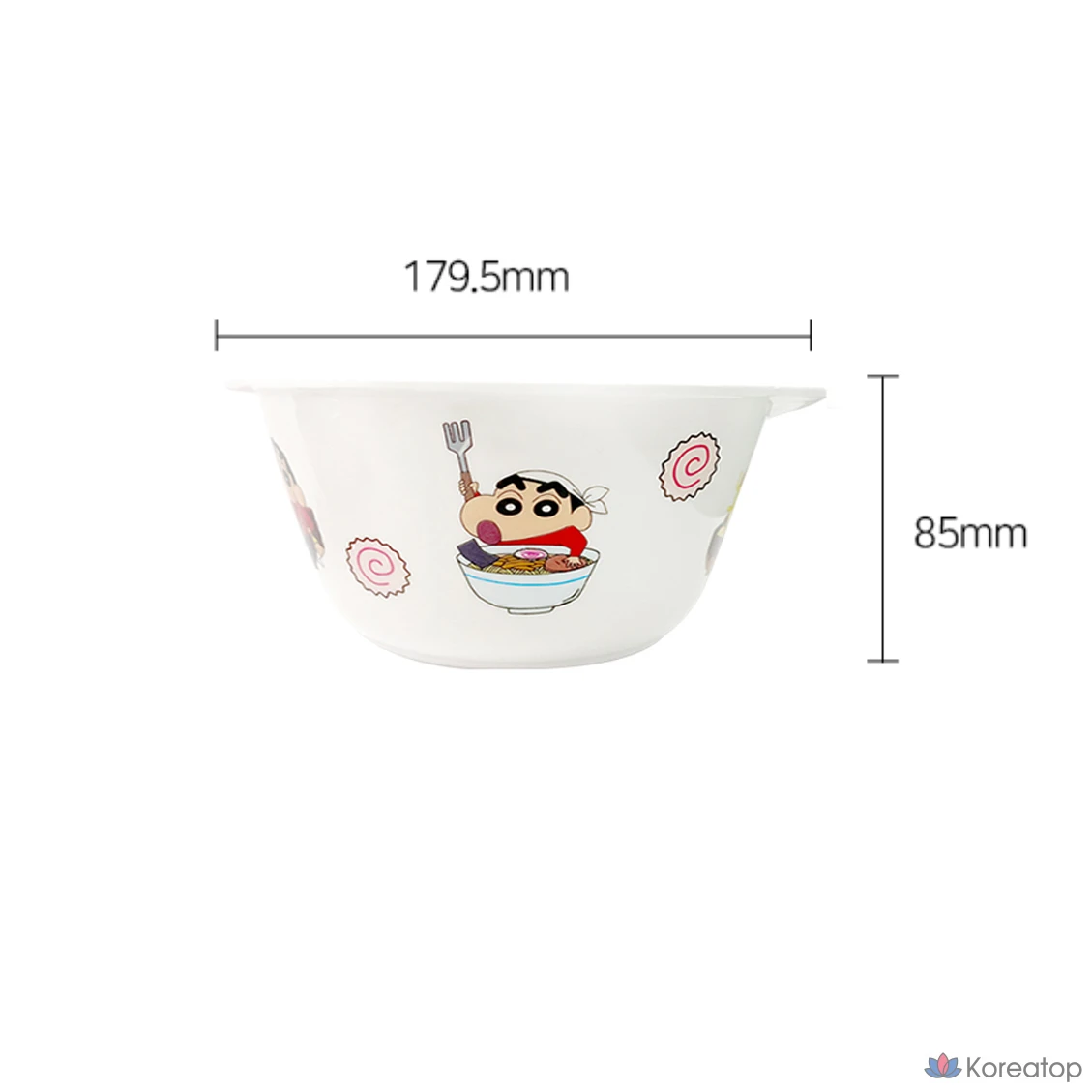 Меламиновая миска для лапши удон «Crayon Shin-chan», разные цвета, 1 штука., фото 7