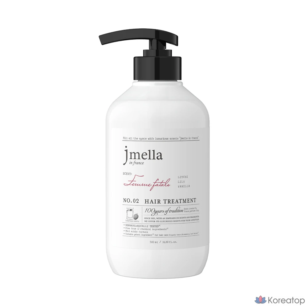 J.Mella Femme Fatale Средство для ухода за волосами с фруктовым ароматом, 1 шт., 500 мл