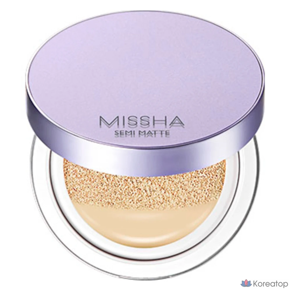 Тональный крем Missha Layering Fit Cushion Foundation Semi Matte, 14 г, № 21 Fair, 1 шт.
