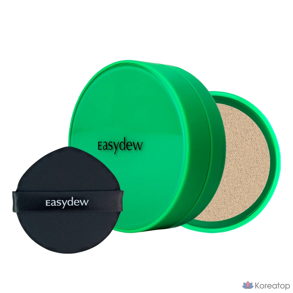 Daewoong Pharmaceutical Easydew Gimi Cushion Mela B Toning Ampoule Green Cushion Refill Set Hanga In Pact, No. 21, 1 unit