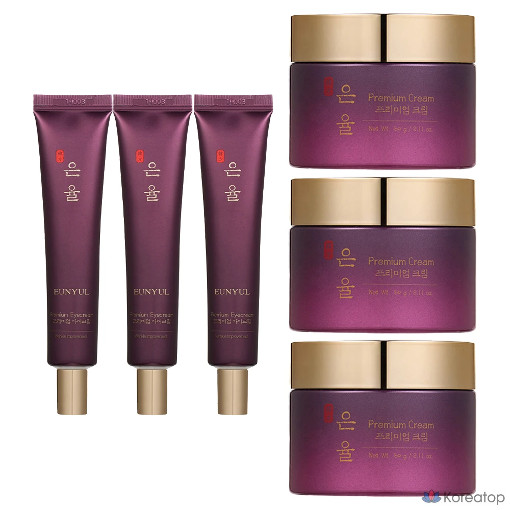 Eunyul Premium Oriental Cream + Eye Cream, 3 набора