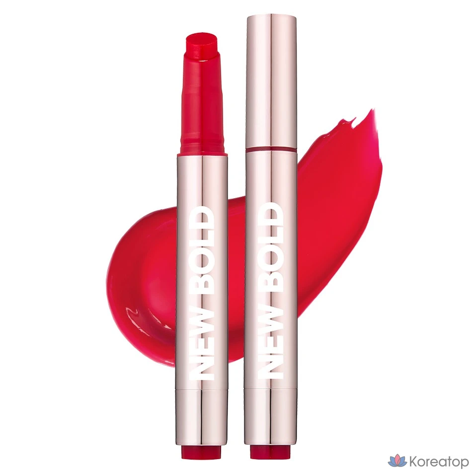 Помада The Face Shop New Bold Glow Melting Lip, 1 шт., оттенок Cherry Cool Lasom, цвет 04.