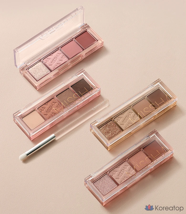 Палетка теней Missha Day Vibe, 3 г, № 1, оттенок Beige Motion, 1 шт., фото 2