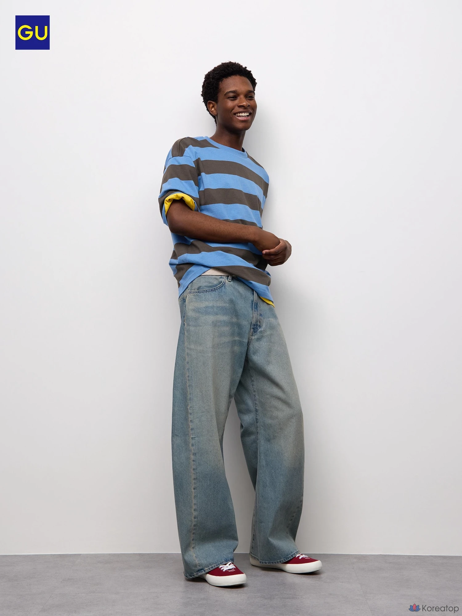 Джинсы Uniqlo 3D Barrel Leg Jeans, длина ноги 73-76 см