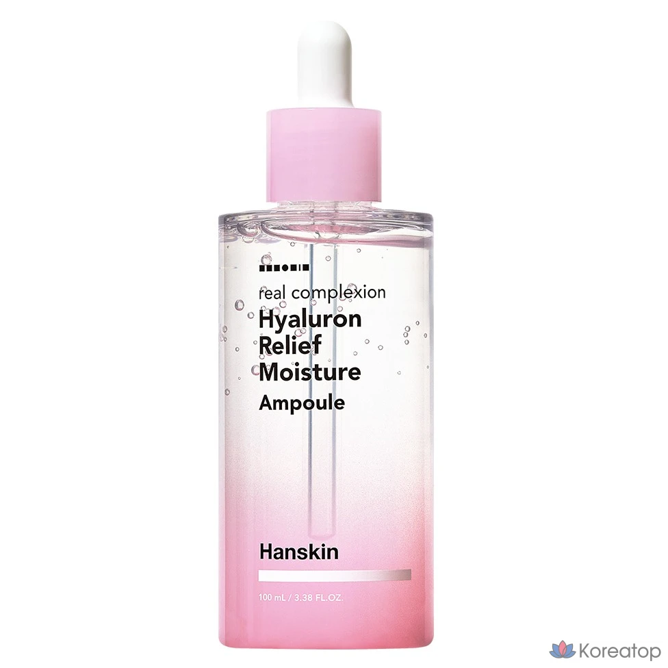 Увлажняющая ампула HANSKIN Real Complexion с гиалуроновой кислотой, 1 шт., 100 мл