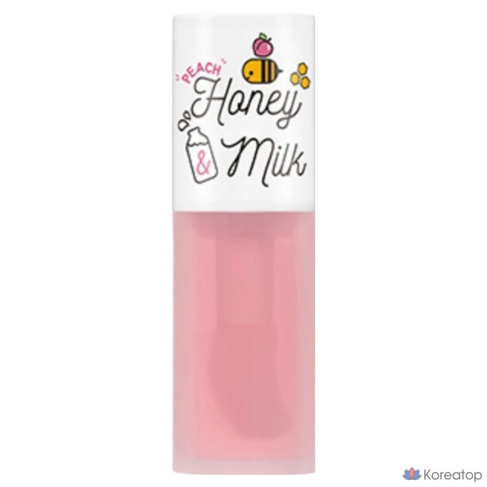 Легкое масло для губ A'Pieu Honey & Milk Lip Oil, персиковый цвет, 5 г, 1 шт.