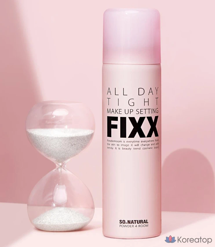 Фиксатор макияжа So Natural Powder Forum All Day Tight Makeup Setting Fixer, 100 мл, 1 шт.
