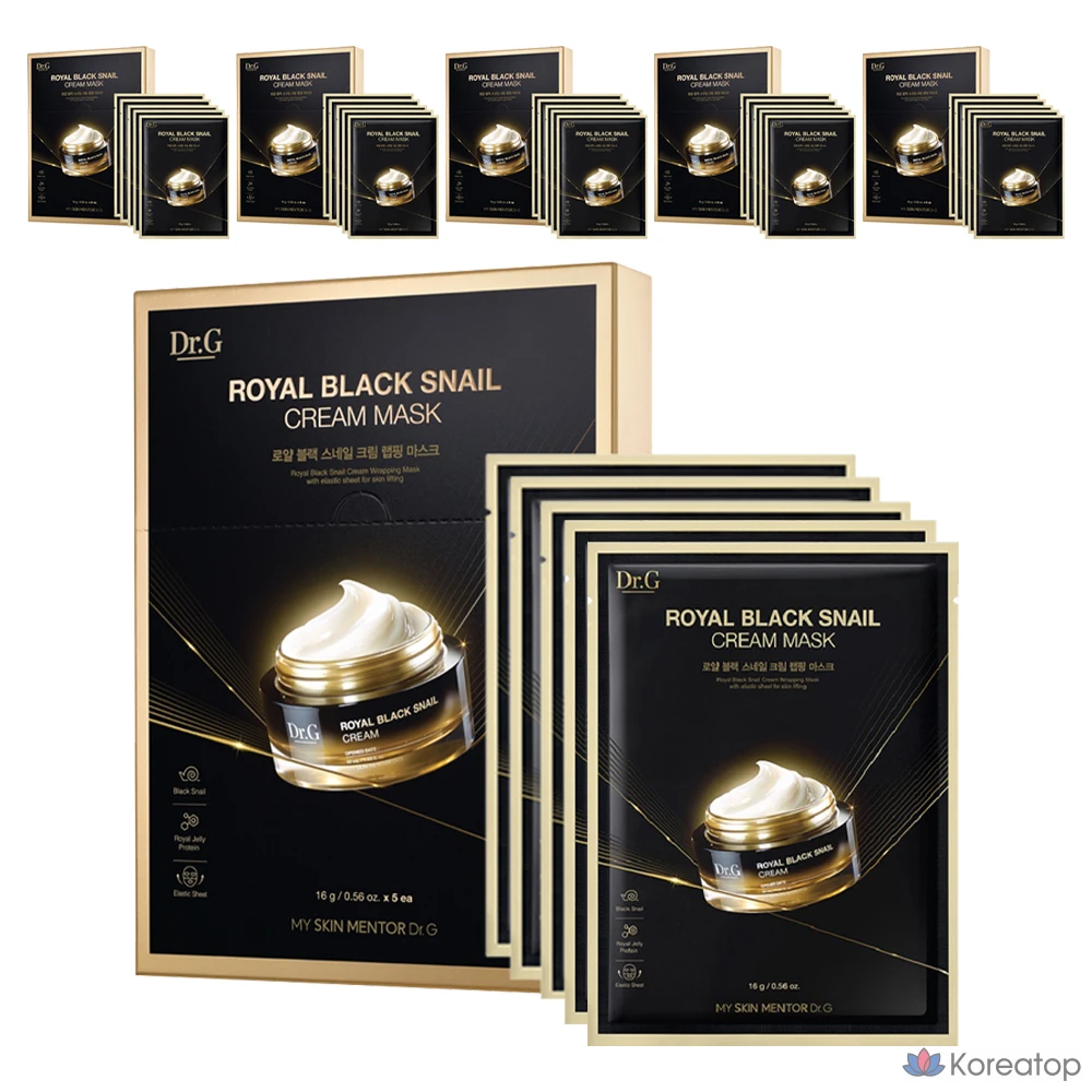 Крем-маска Dr.G Royal Black Snail, 5 шт., 6 шт.