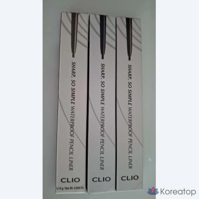 Водостойкий карандаш-лайнер Clio Sharp So Simple, 0,14 г, приглушенно-серый, 1 шт., фото 2