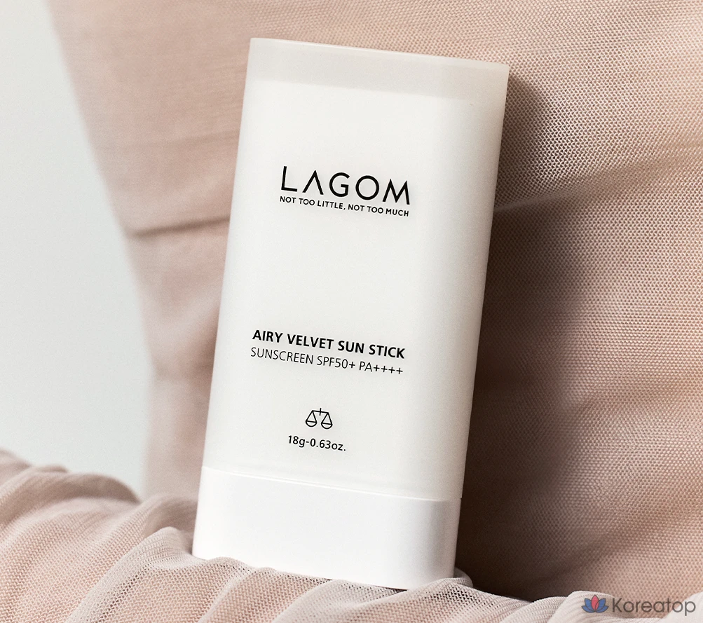 Солнцезащитный стик Lagom Airy Velvet SPF50+ PA++++, 18 г, 1 шт.