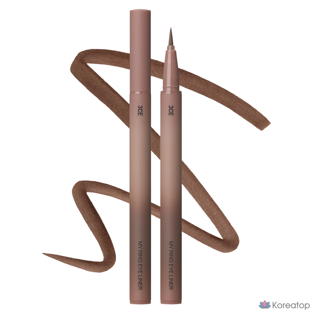 Подводка для глаз 3CE My Ring, 1 шт., цвет «коричневый» (Bake Brown).