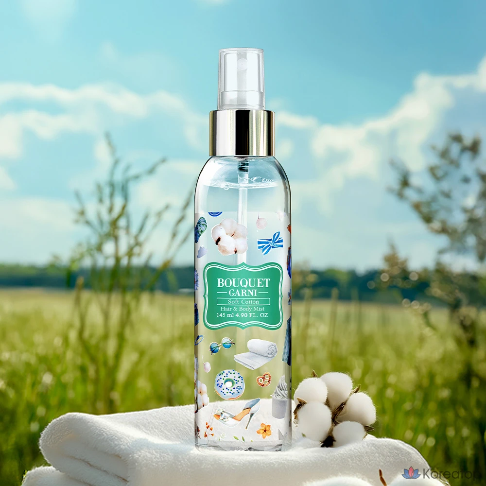 Ароматизированный спрей для волос и тела Bouquet Garni, мягкий хлопок, 1 шт., 145 мл