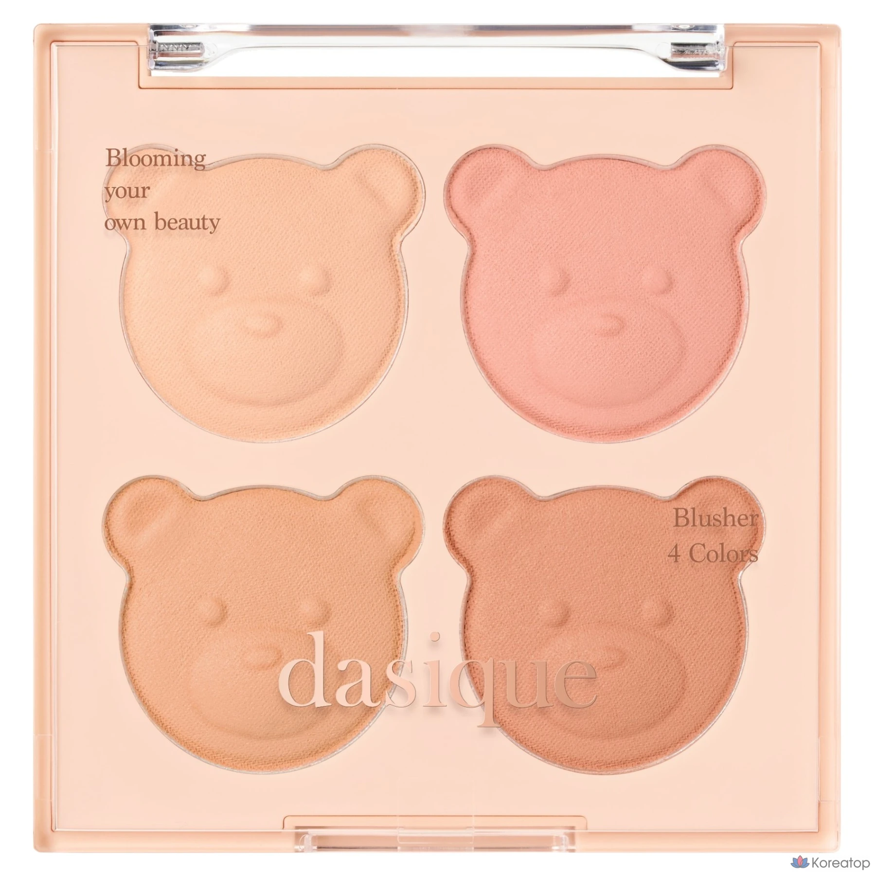 Румяна Dasique Blending Mood Cheek, 8 г, 16 штук, оттенок "Коричневый медведь", 1 шт.