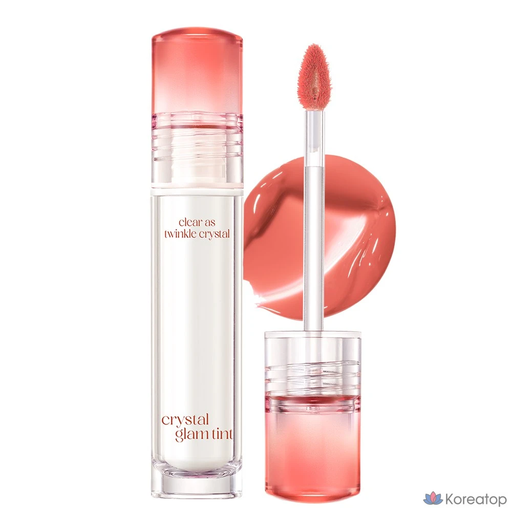 Clio Crystal Glam Tint, 012 Огненная роза, 3,4 г, 1 шт.