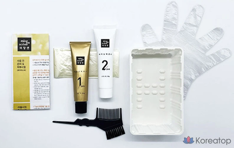 Mise en Scene All New Shining Essence Perfume Hair Dye, 7N Natural Brown, 1 шт., фото 6