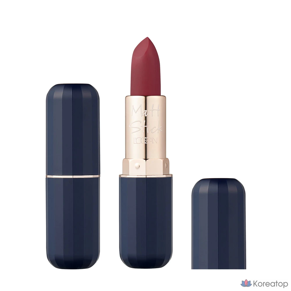 Помада-тинт L'OCEAN Smooth-Fitting Rev Matte Lip Tint Stick, 01 Ванильно-персиковый, 02 Алый красный, фото 6