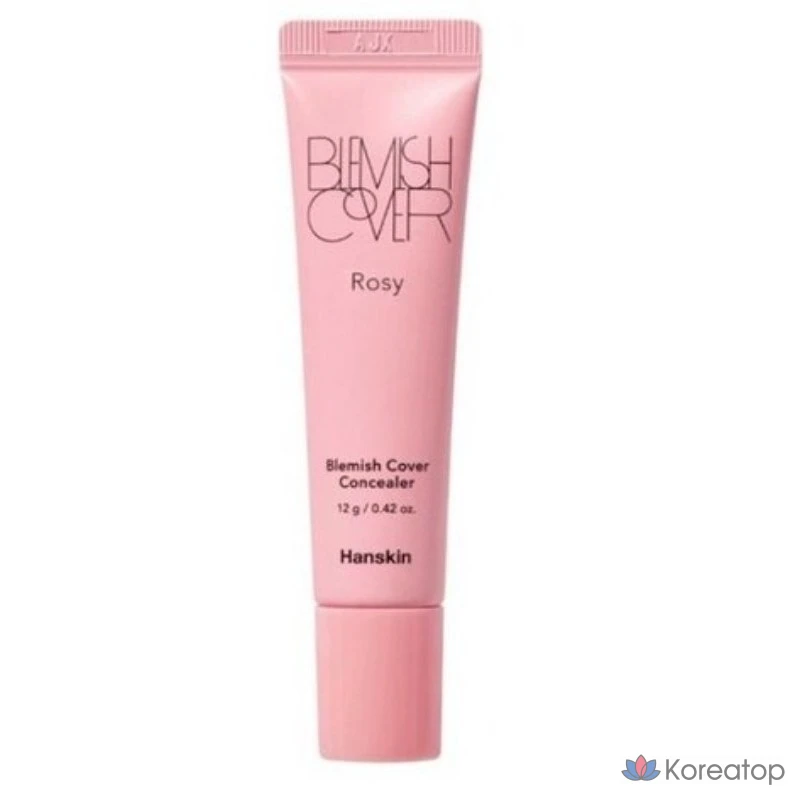 Консилер HANSKIN Blemish Cover Natural, 12 г, 1 шт., № 1, розовый.