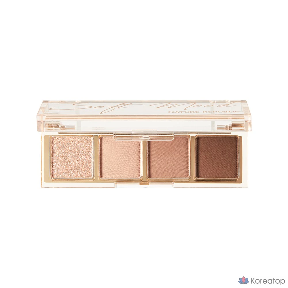 Палетка теней Nature Republic Daily Basic, оттенок 06 Soft Brown, 1 упаковка., фото 2
