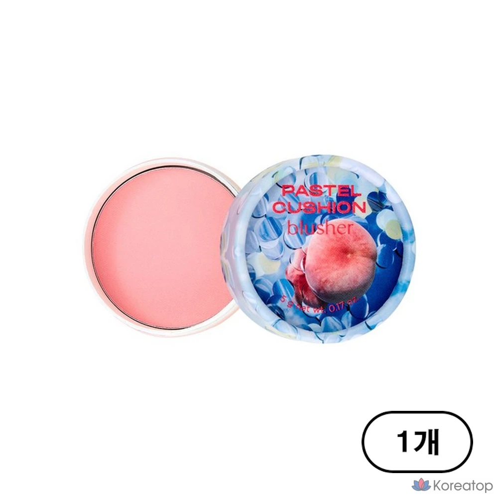 Румяна-кушон The Face Shop Pastel Cushion Blusher, 5 г, холодный ярко-розовый, 1 шт.