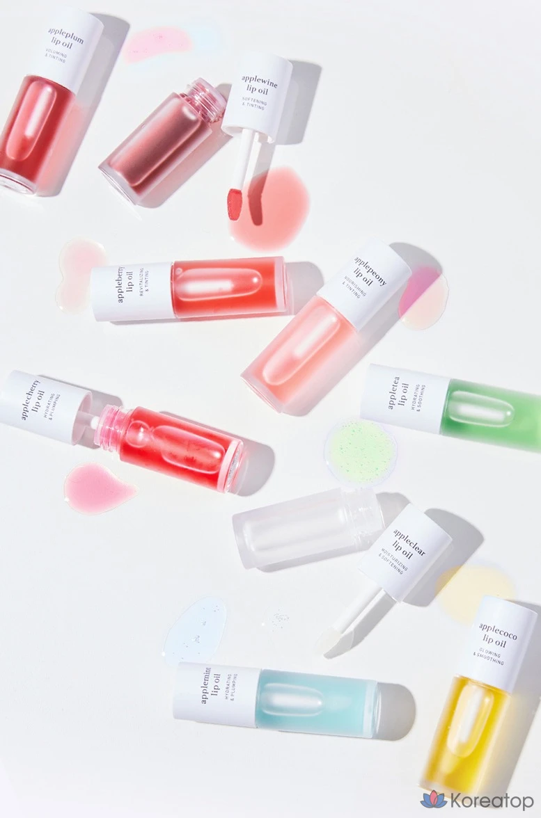 Масло для губ Nuni Apple Lip Oil, прозрачное, 3,7 мл, 1 шт., фото 3