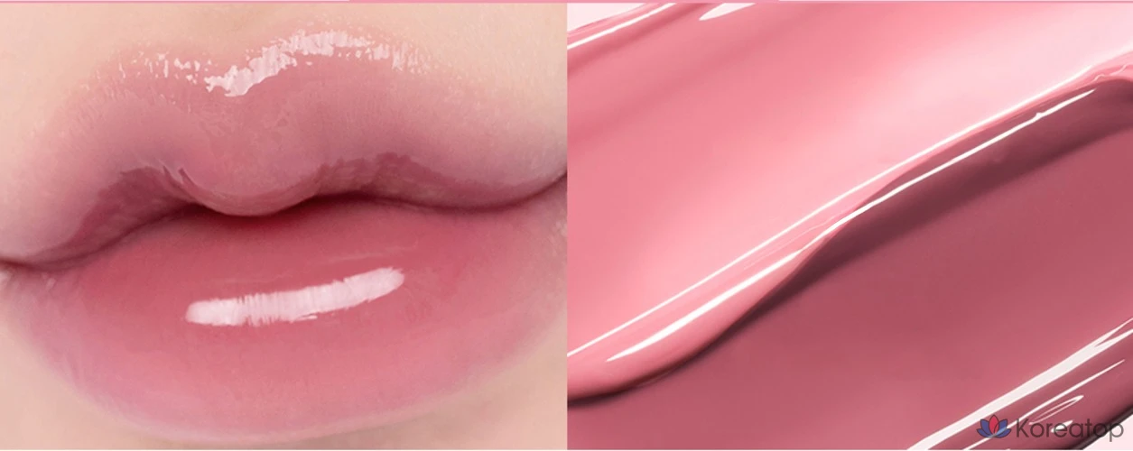 Блеск для губ ROM&ND Glasting Color Gloss Lip Tint, 01 Peony Ballet, 1 шт., фото 9