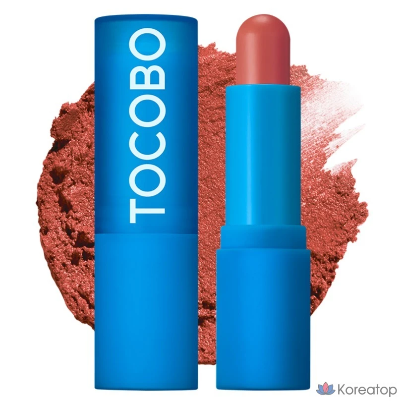 Бальзам для губ Tokobo Powder Cream, 034 Персиковый аромат, 3,5 г, 1 шт.