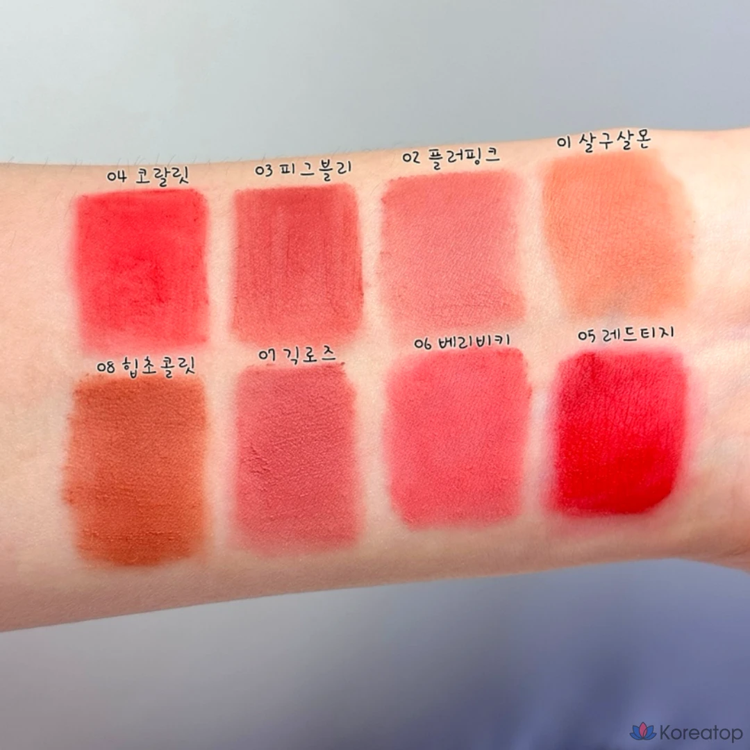 Colorgram Nude Blur Tint, тинт для век, 1 шт., 5 г, 14 шт., цвет клубника-дыня, фото 6