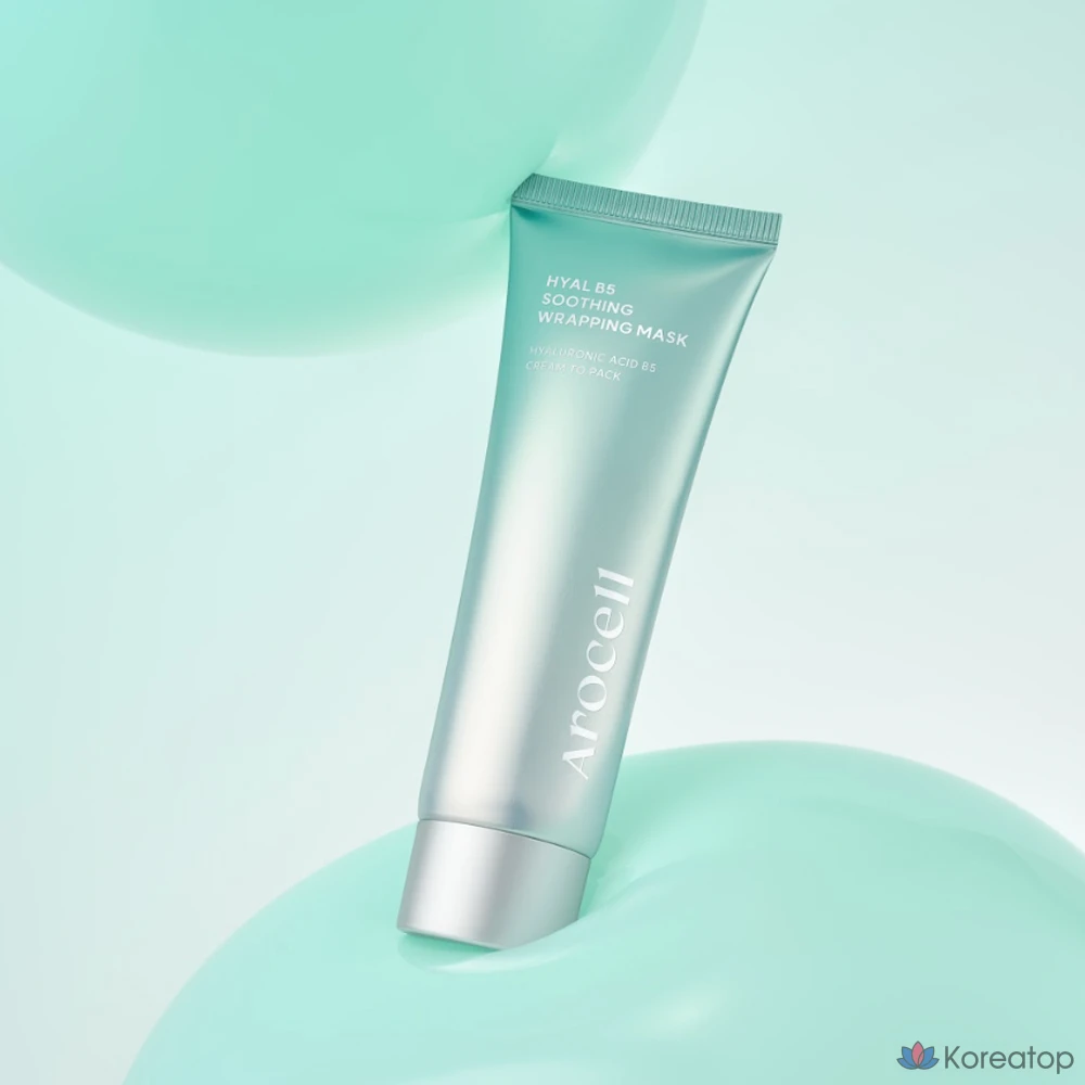 Успокаивающая обертывающая маска Arocell Hyal B5, 80 мл, 1 упаковка, 6 штук., фото 3