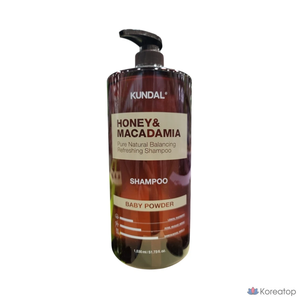 Детский шампунь Kundal с медом и макадамией, 1,53 л, 1 шт.