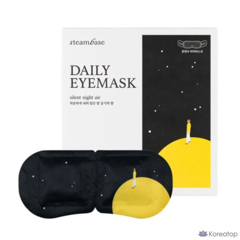 Маска для глаз Steambase Daily Eye Mask Night Air Scent, 14 листов, 24 листа, 1 упаковка.