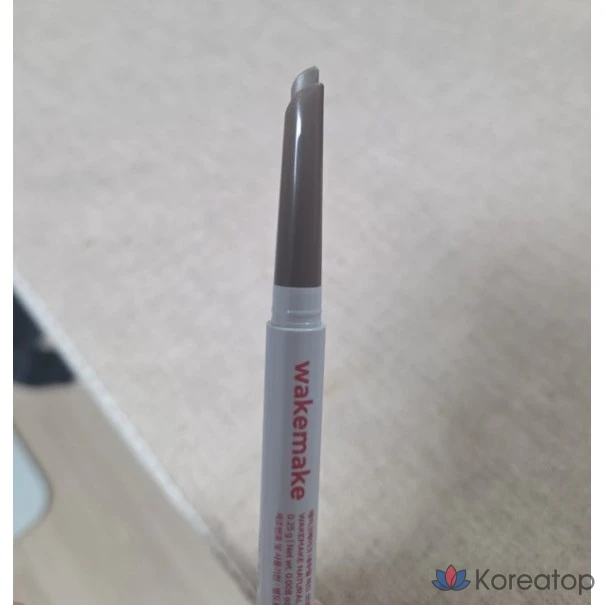 Карандаш для бровей WAKEMAKE Natural Hard Brow Pencil, 7 цветов, 1 шт., 01 Темно-коричневый