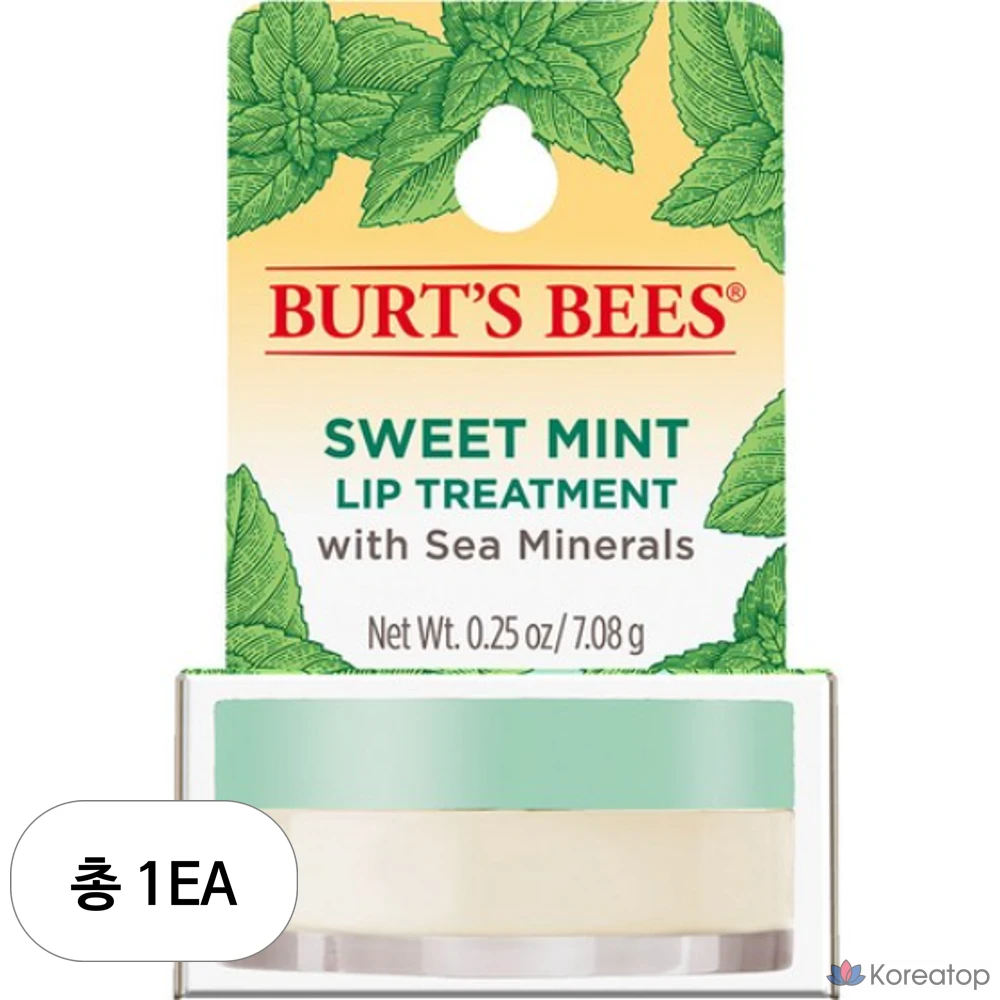 Бальзам для губ Burt's Bees, сладкая мята, 7,08 г, 1 шт.