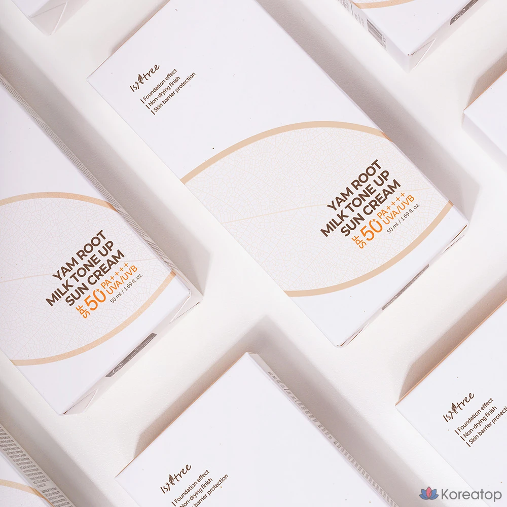 Солнцезащитный крем Isntree Yam Milk Tone-Up Sunscreen SPF50+ PA++++, 50 мл, 1 шт.