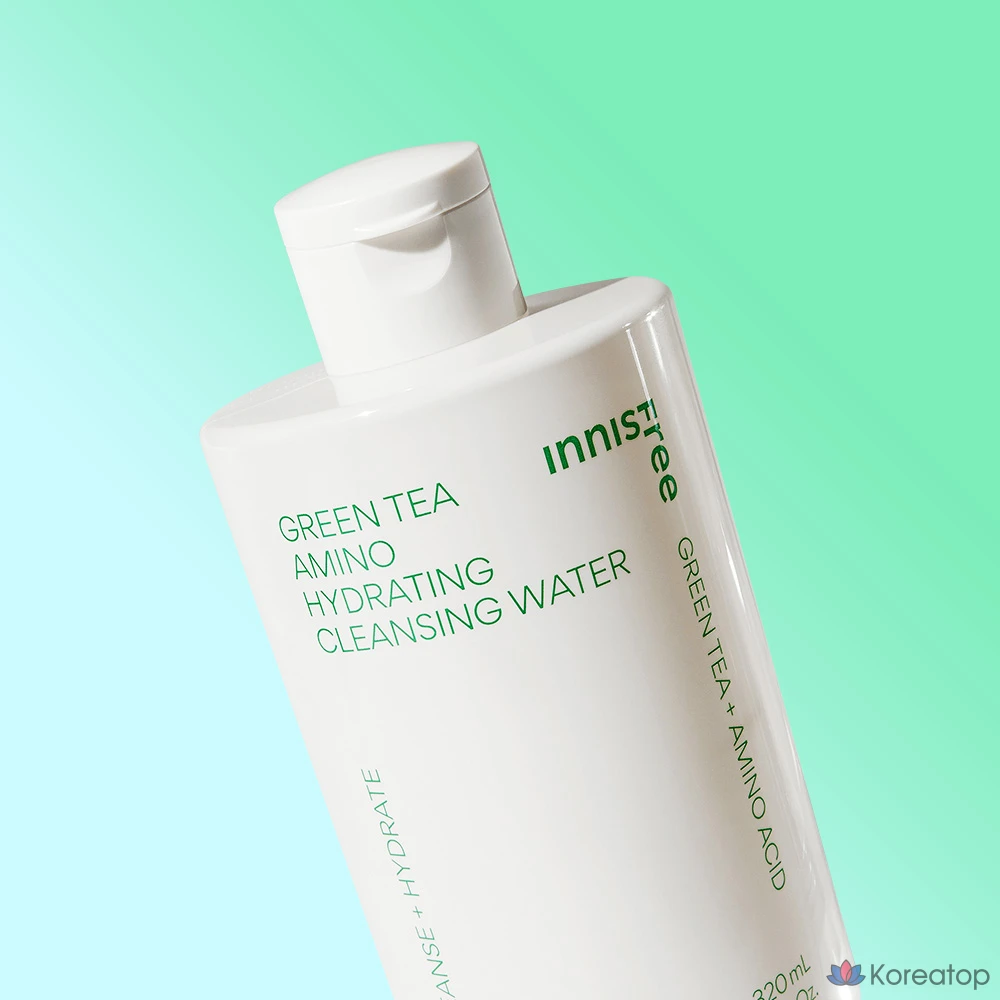 Очищающая вода Innisfree Green Tea Amino Moisture, 320 мл, 1 шт.