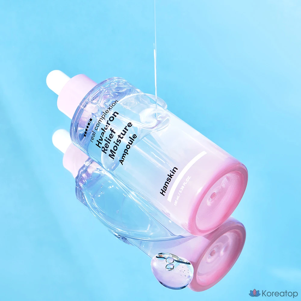 Увлажняющая ампула HANSKIN Real Complexion с гиалуроновой кислотой, 1 шт., 100 мл