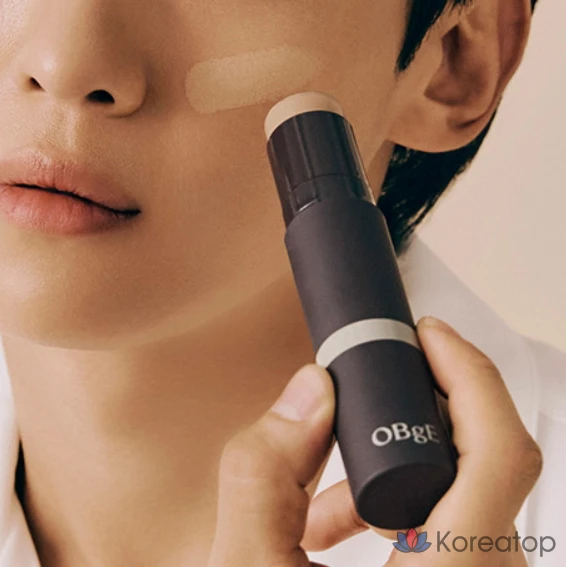 Тональный крем OBge Natural Cover для мужчин, 13 г, № 1, цвет слоновой кости, 1 шт., фото 8